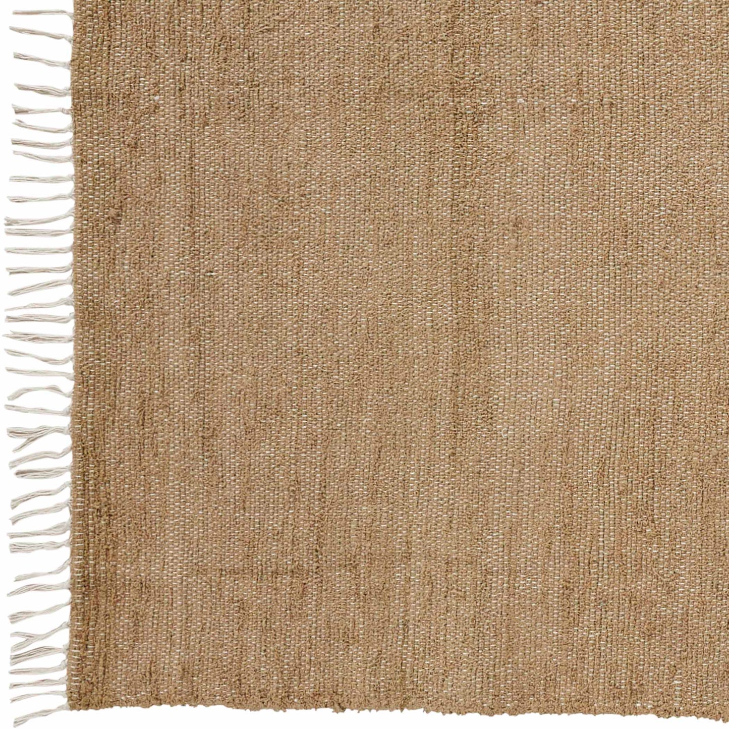 Burlap Natural Chindi/Rag Rug 36x60
