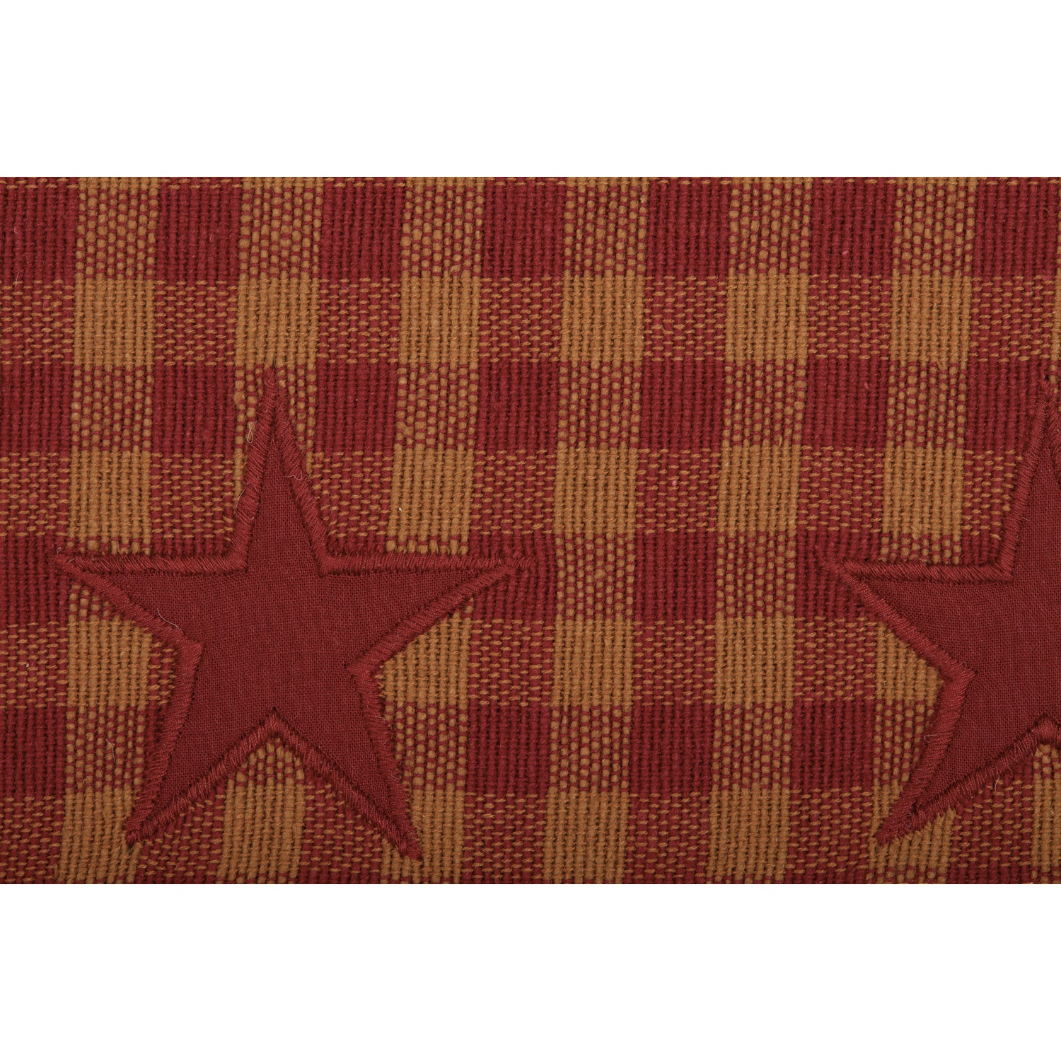 Burgundy Star Placemat Set of 6 12x18