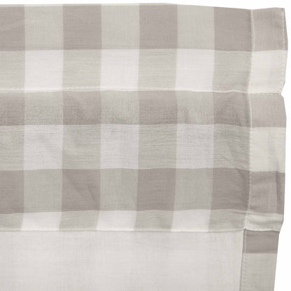 Annie Buffalo Grey Check Valance 16x72