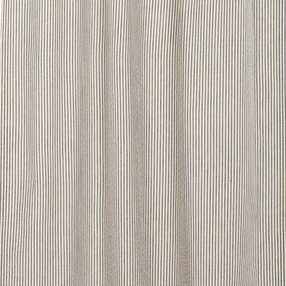 Hatteras Seersucker Blue Ticking Stripe Valance 16x72