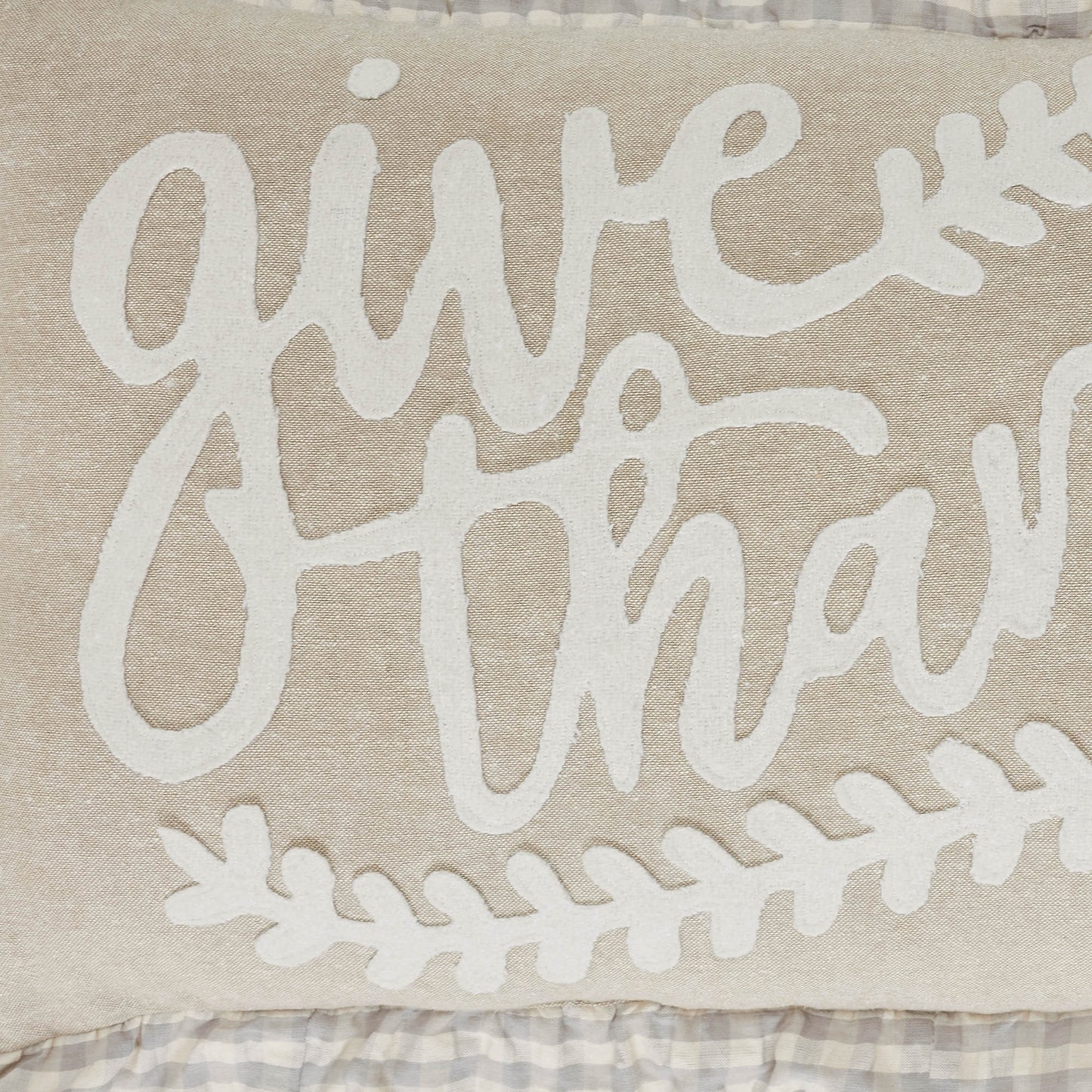 Grace Give Thanks Pillow 14x22