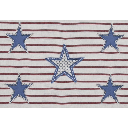 Celebration Star Applique Pillow 14x22