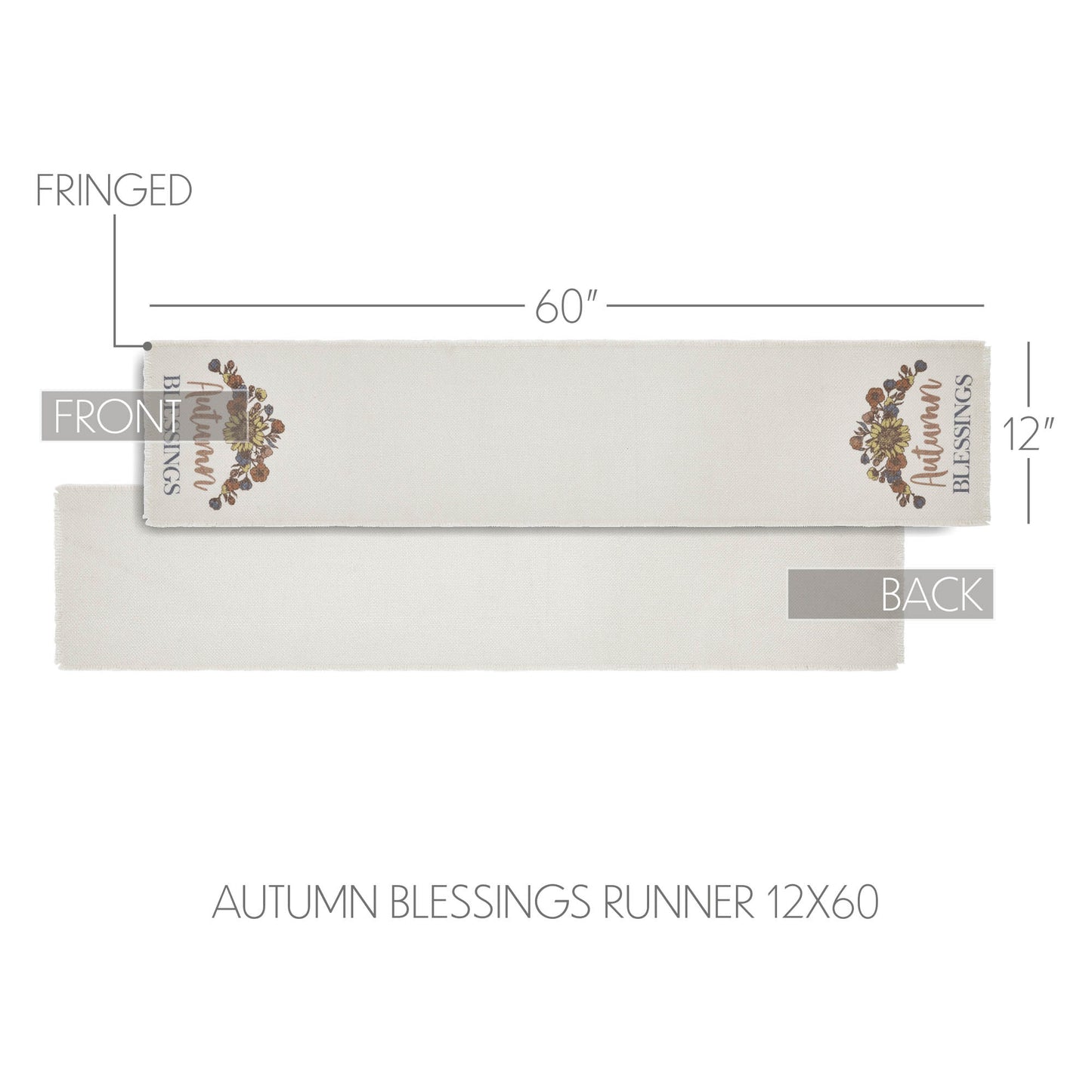 Bountifall Autumn Blessings Runner 12x60