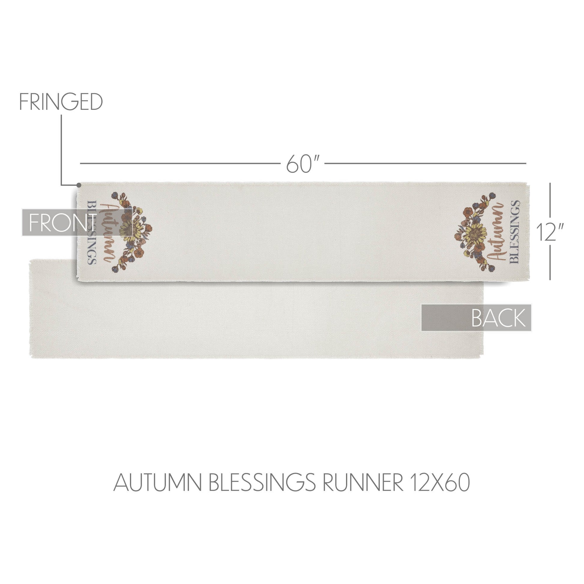 Bountifall Autumn Blessings Runner 12x60