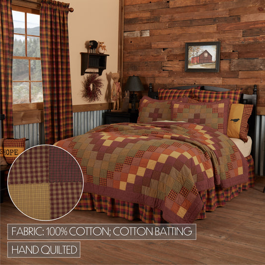 Heritage Farms Quilt – Hand Quilted Cotton Batting