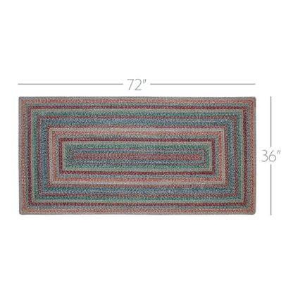 Multi Jute Rug Rect w/ Pad 36x72