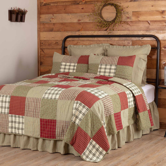 Prairie Winds Quilt – Reversible Farmhouse Patchwork Cotton Bedding